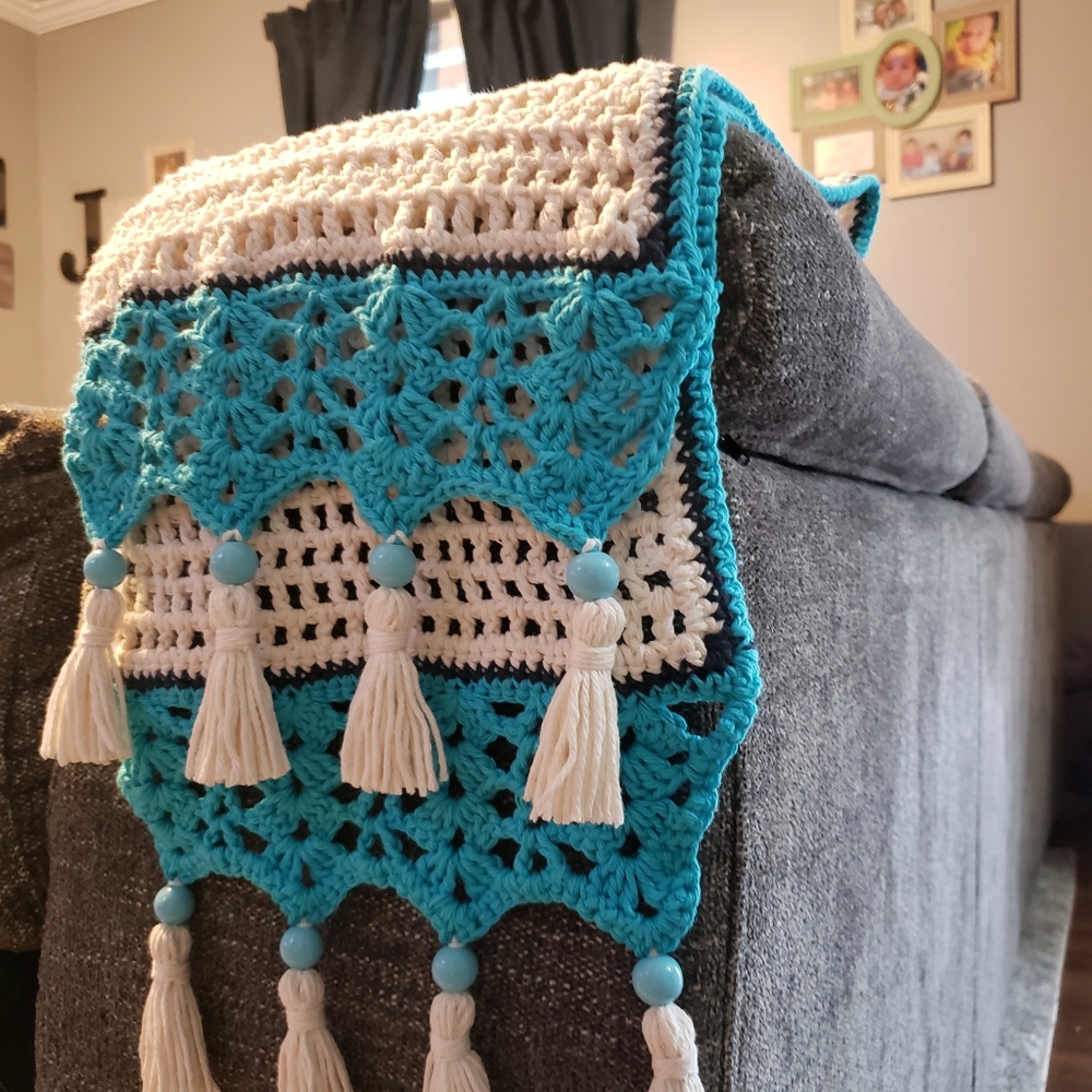 Table Runner Crochet Handmade